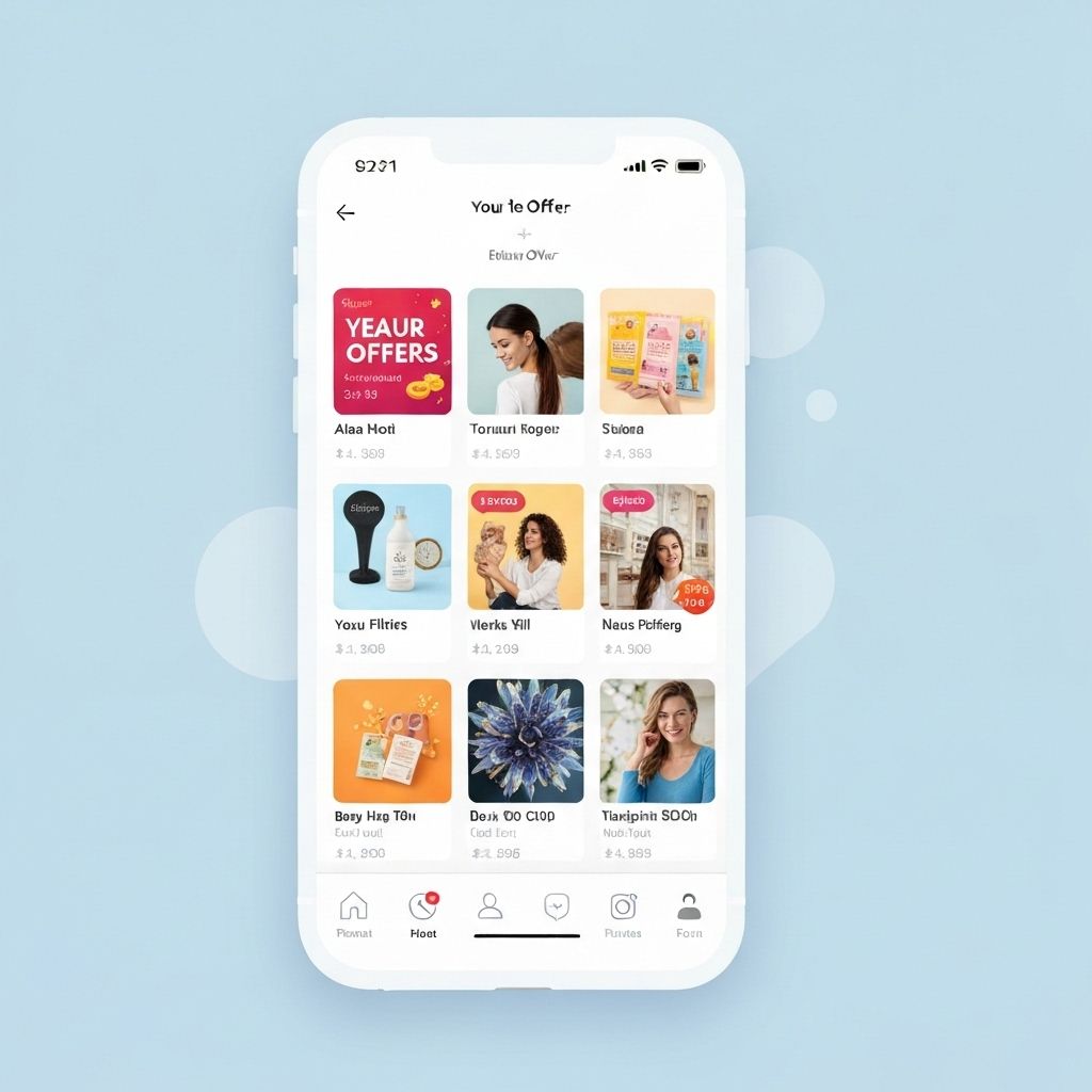 App mostrando ofertas